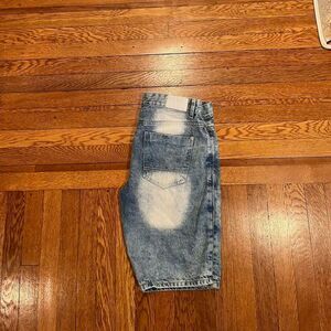 Distressed South Pole light‎ wash Jorts